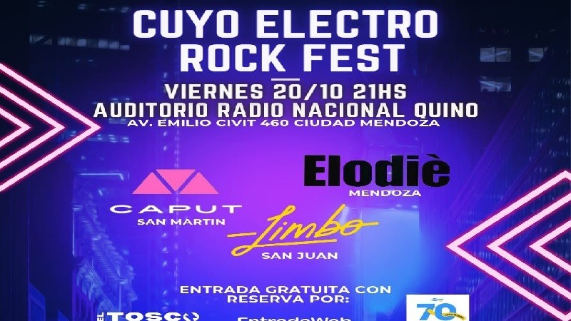 Se viene  el Cuyo Electro Rock Fest