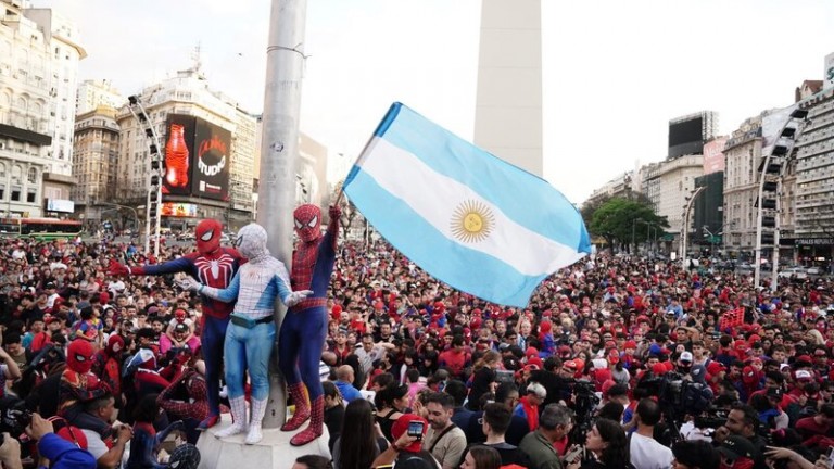Campeones del mundo ¡en Spidermans!