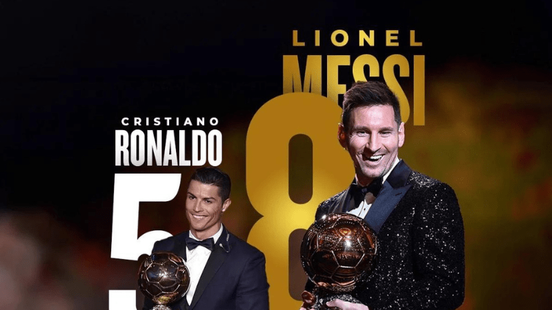 La reaccin de Cristiano Ronaldo al 8 Baln de Oro de Messi