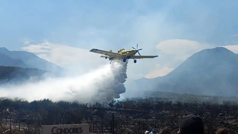 Se reactivaron dos focos de incendio en Mendoza