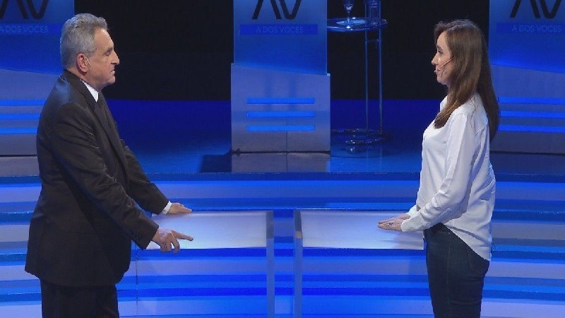 Villarruel y Rossi, cara a cara en el debate de vices