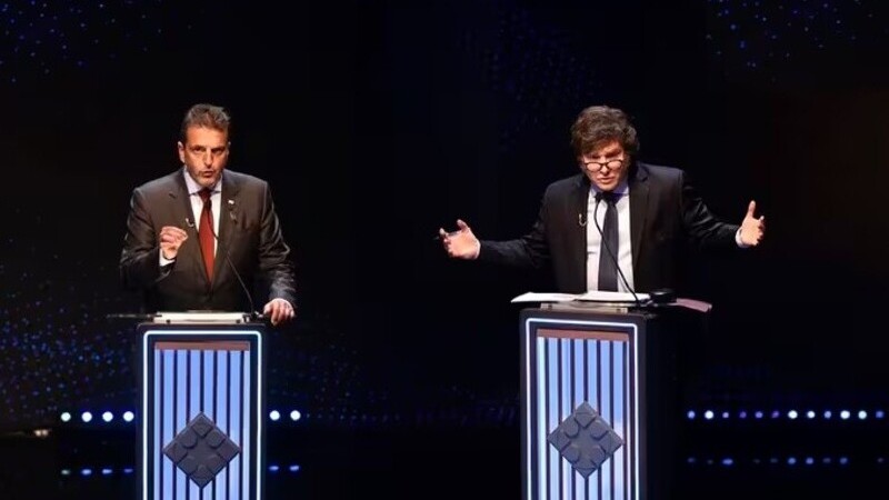 Este domingo se cruzarn Milei y Massa en el debate