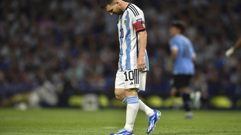 La reaccin de Messi tras la derrota