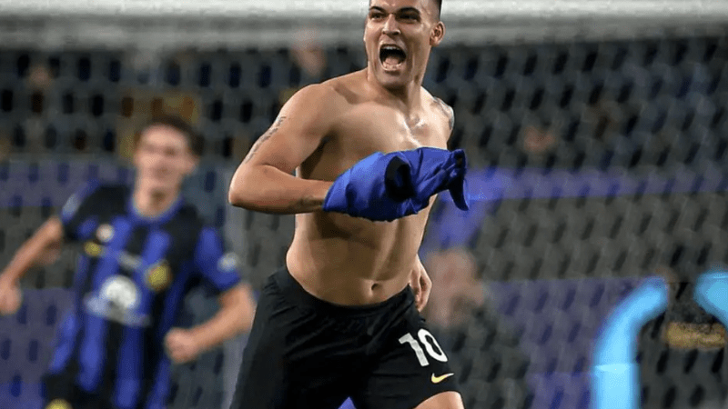 Lautaro Martnez, hroe: le da el ttulo al Inter en la ltima