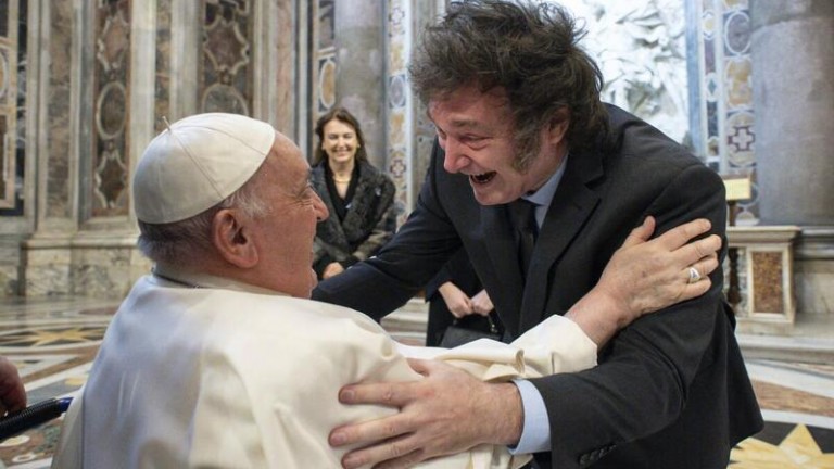 El Papa, ¿convencido por Milei?