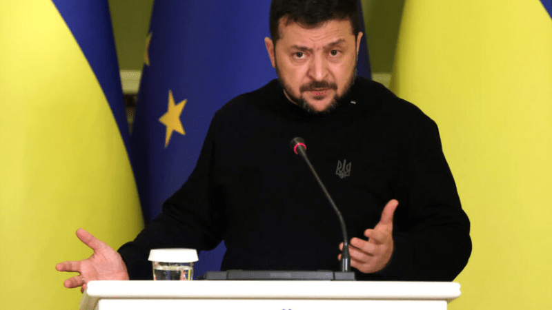 Zelensky, el presidente de Ucrania: &#x201C;Navanly obviamente fue asesinado&#x201D;