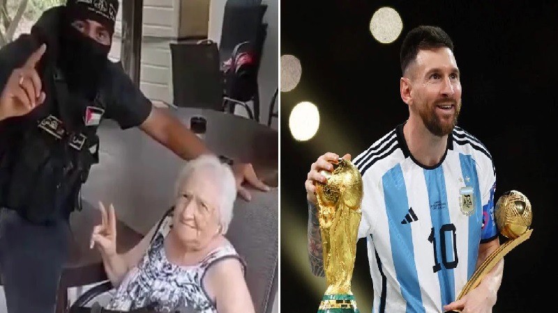 Cmo Messi salv a una abuela de la guerra en Israel