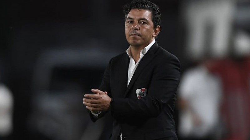 River empat y Gallardo no sali a hablar