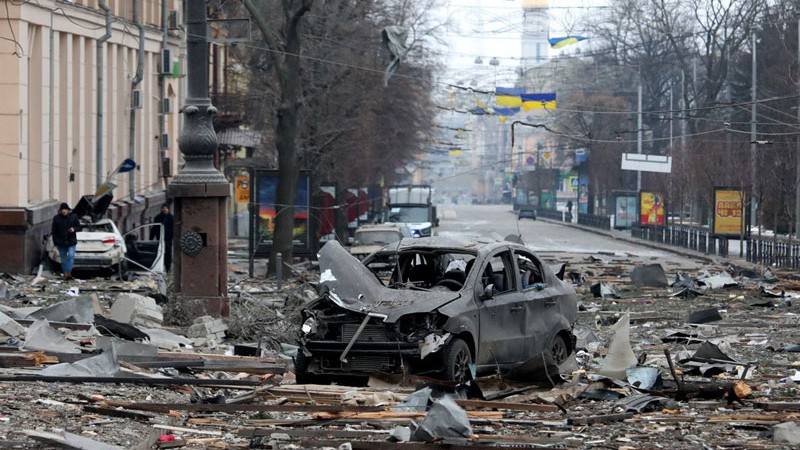 Rusia contina e intensifica los bombardeos