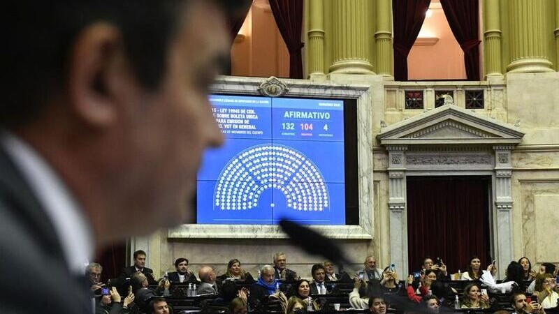 La Boleta nica obtuvo media sancin en Diputados