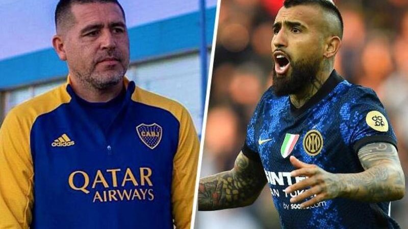 Riquelme apuesta de todo por traer a Vidal a Boca