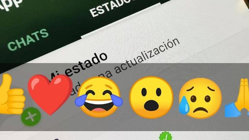 WhatsApp permitir reaccionar con emojis los estados