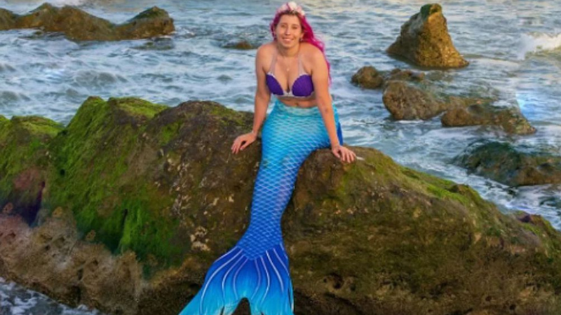 Paula Olmedo: la joven sirena