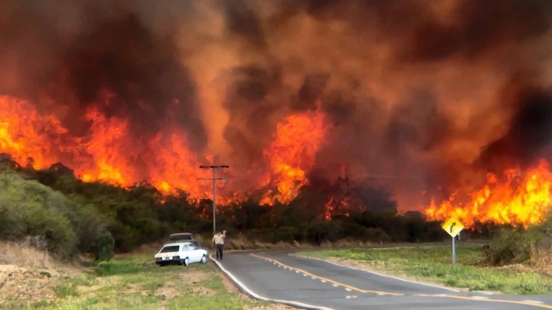 Incendios en Traslasierra