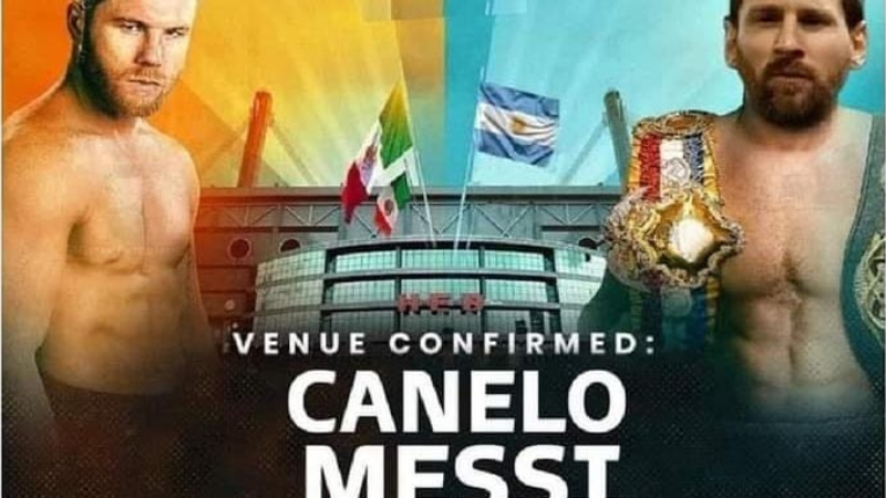 Canelo amenaz a Messi