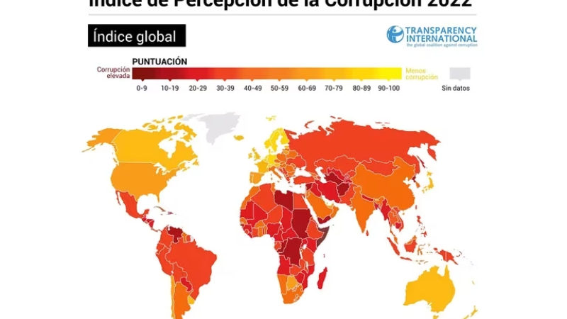 Sali el ndice de percepcin de la corrupcin 2022