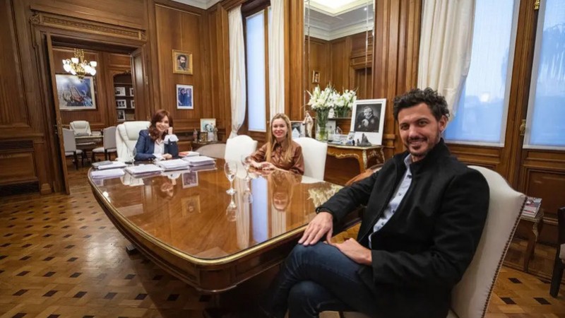 Cristina Fernndez recibi a Estvez y Alesandri