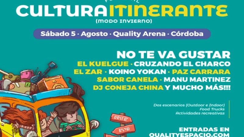 Llega el Festival de Cultura Itinerante