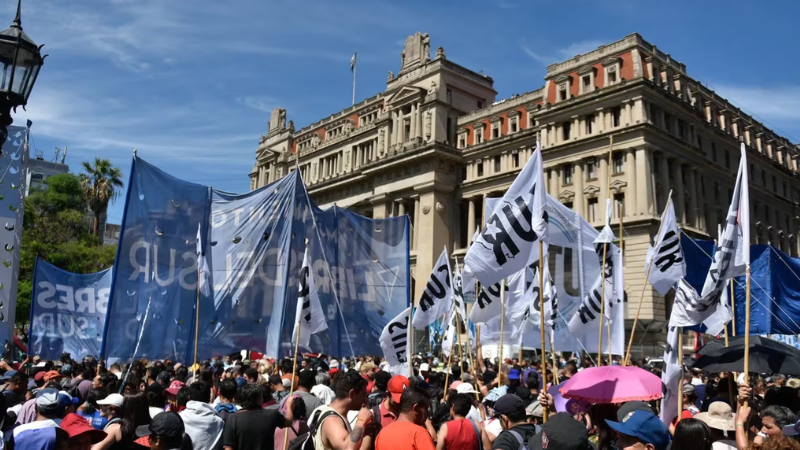 La CGT se moviliz contra Milei