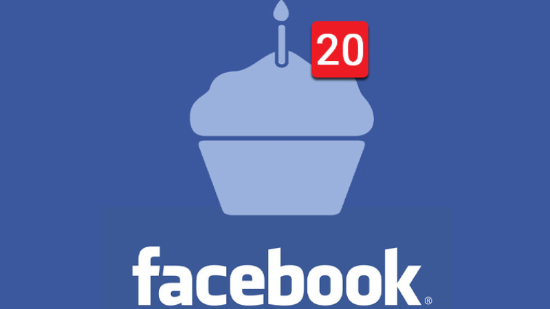 Facebook de aniversario