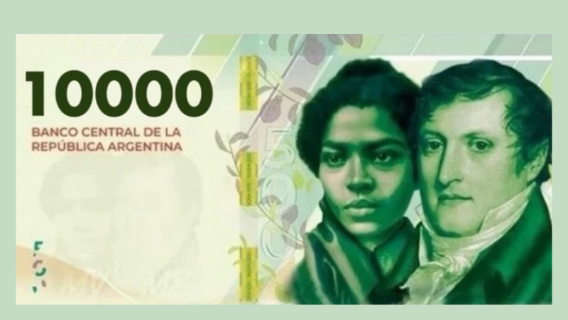 En mayo sale a la calle el billete de $10.000