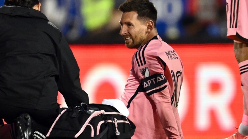 Tiembla el Inter Miami por la rodilla de Messi