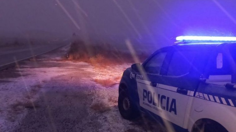 Fro polar y nieve en Altas Cumbres