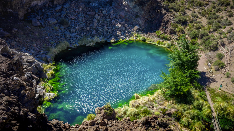 Una laguna de ensueo, a 4 horas del centro de Mendoza