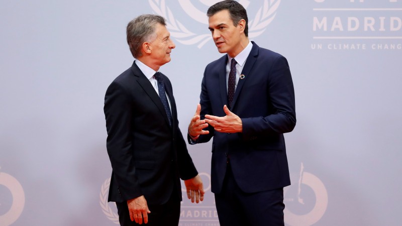 Macri contra Pedro Snchez 