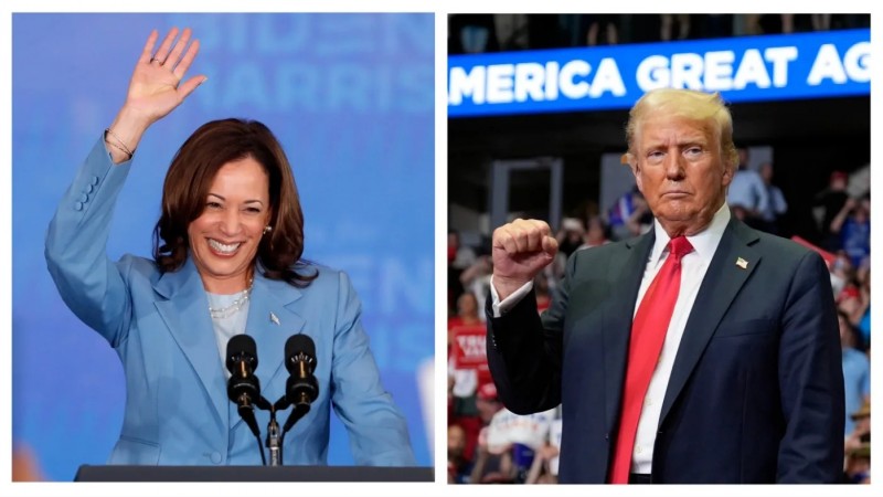 Sale Biden, entra Harris y festeja Trump?