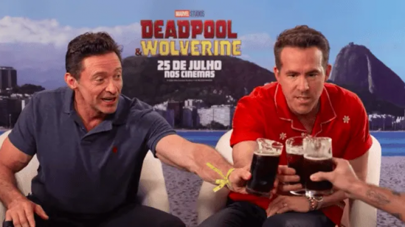 Deadpool y Wolverine a puro fernando