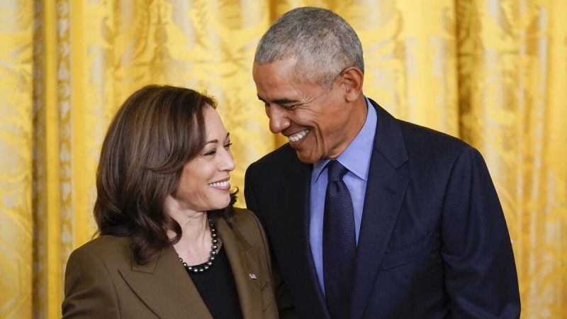 Obama hizo oficial su respaldo a Kamala Harris