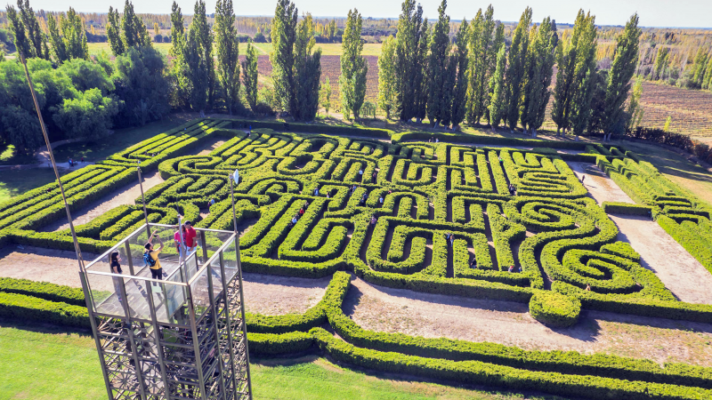 Visit el laberinto ms grande de Amrica inspirado en un famoso escritor a 3 horas de la ciudad de Mendoza