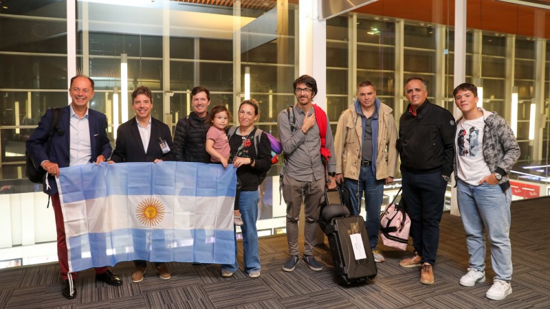 Los diplomticos argentinos ya estn en casa