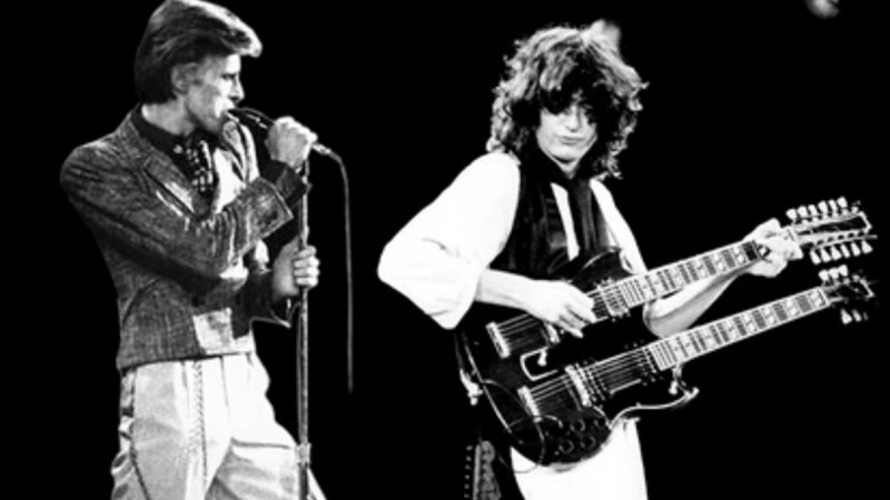 Una presencia maligna rompi la amistad de David Bowie y Jimmy Page