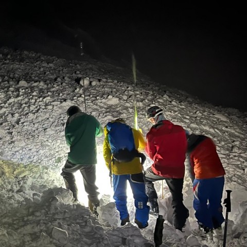 Avalancha: el cordobés atrapado fue rescatado