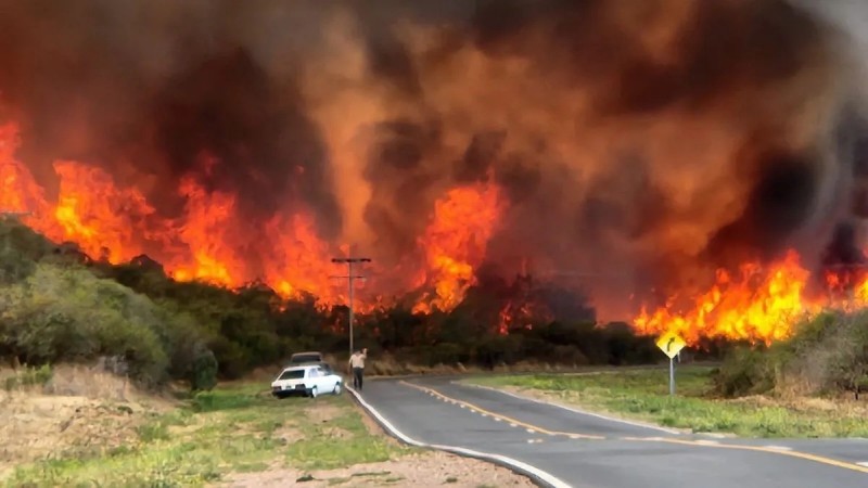 Incendio en la Calera: No hay riesgo en las viviendas