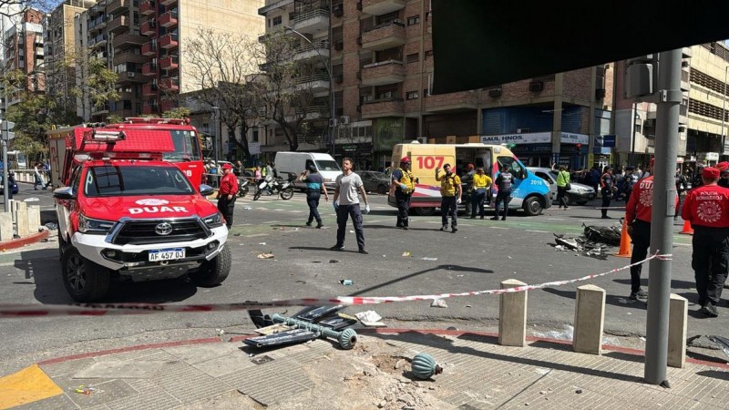 Impactante choque en la Chacabuco