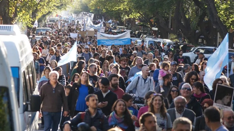 As fue la masiva Marcha en Mendoza