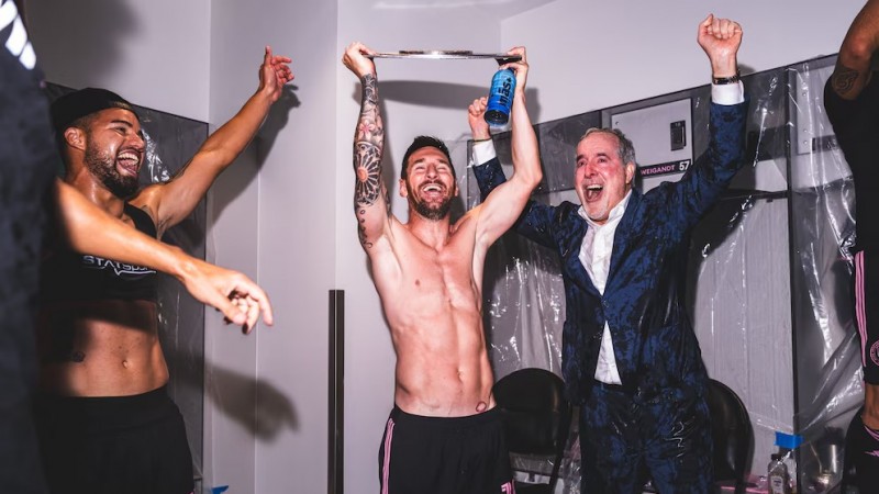 El video de los alocados festejos de Messi 