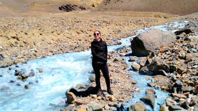 Agua fluorescente y un oculto escenario te transportarn en este paisaje sanjuanino