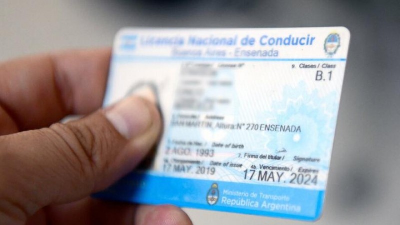 Chau licencia de conducir?