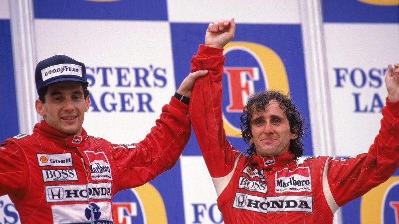 Ayrton Senna y Alain Prost se hicieron amigos en la vida real?