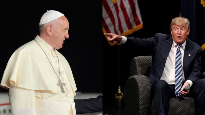 El Papa Francisco apunt contra Trump