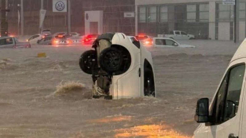 Baha Blanca volvi a sufrir un temporal sin precedentes