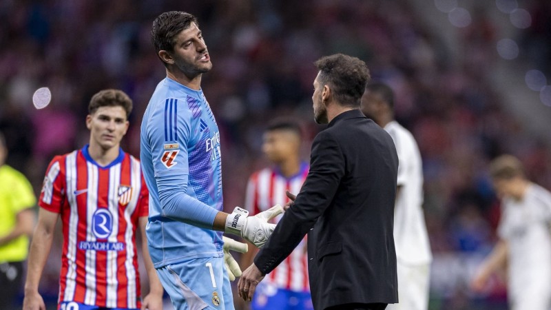 Courtois apunt contra el Atltico de Madrid
