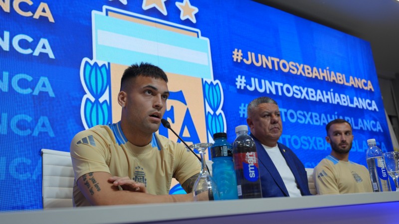 La Selección Argentina jugará un amistoso a beneficio de los damnificados en Bahía Blanca