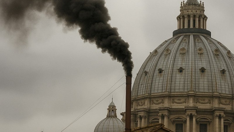 Cnclave 2025: Primera votacin sin acuerdo y fumata negra en el Vaticano
