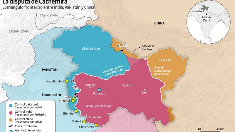 Qu pasa en Cachemira, la regin de disputa entre India y Pakistn?
