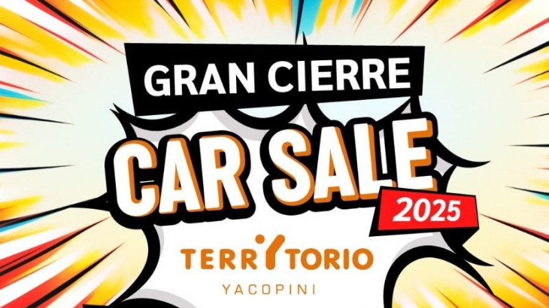 Imperdible: llega la Gran Feria Car Sale de Territorio Yacopini